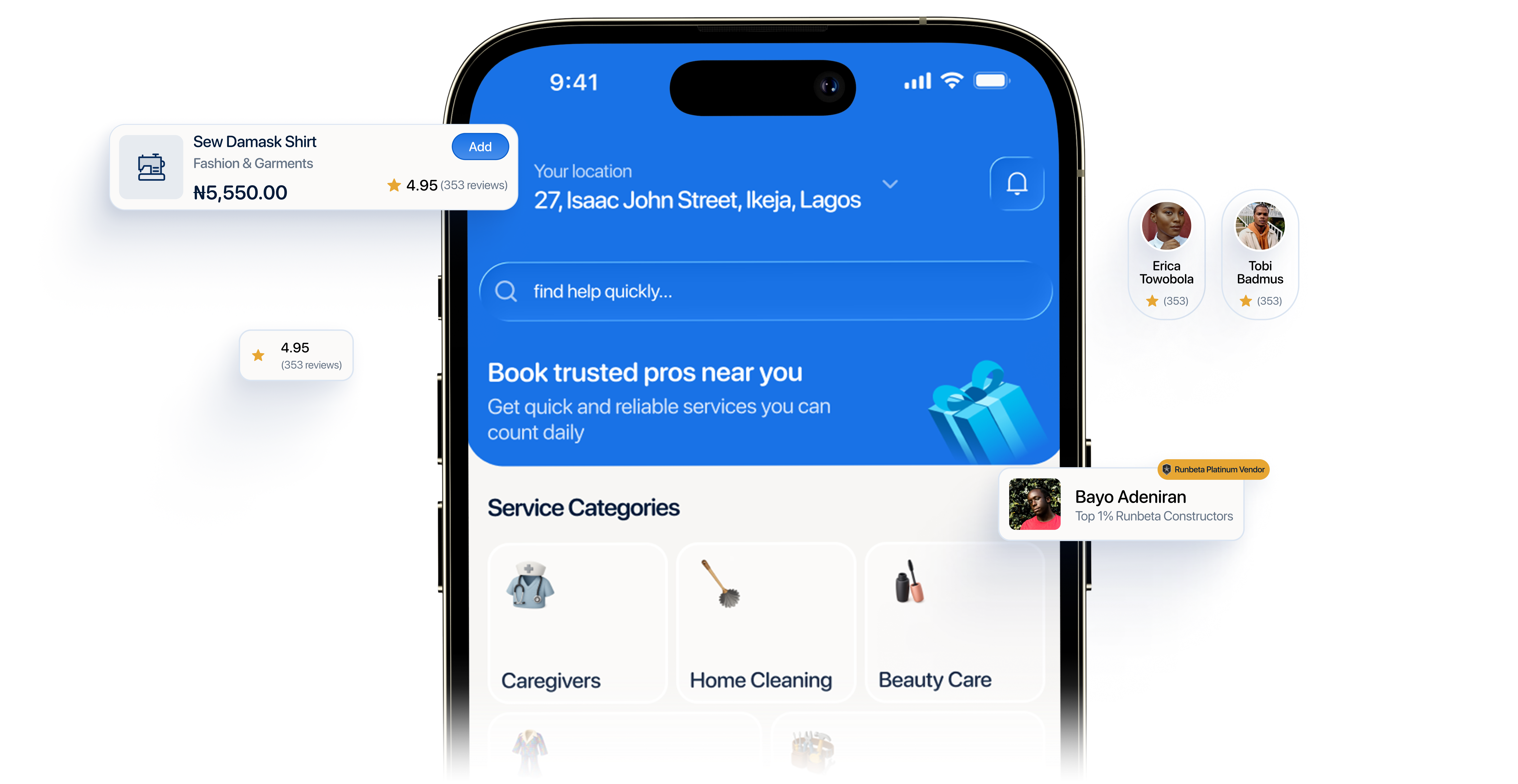 RunBeta App Mockup